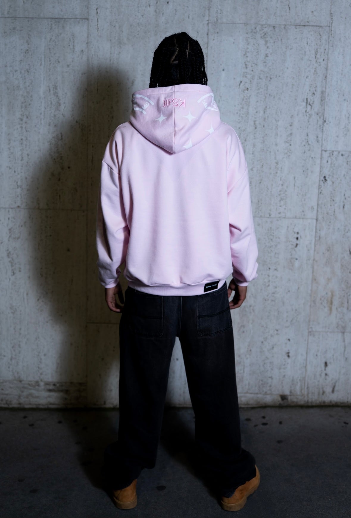 "EXISTENCE PINK" ZIP HOODIE