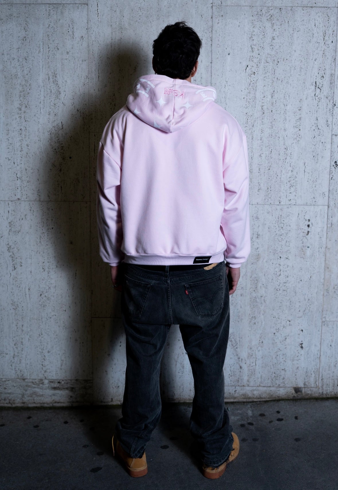 "EXISTENCE PINK" ZIP HOODIE