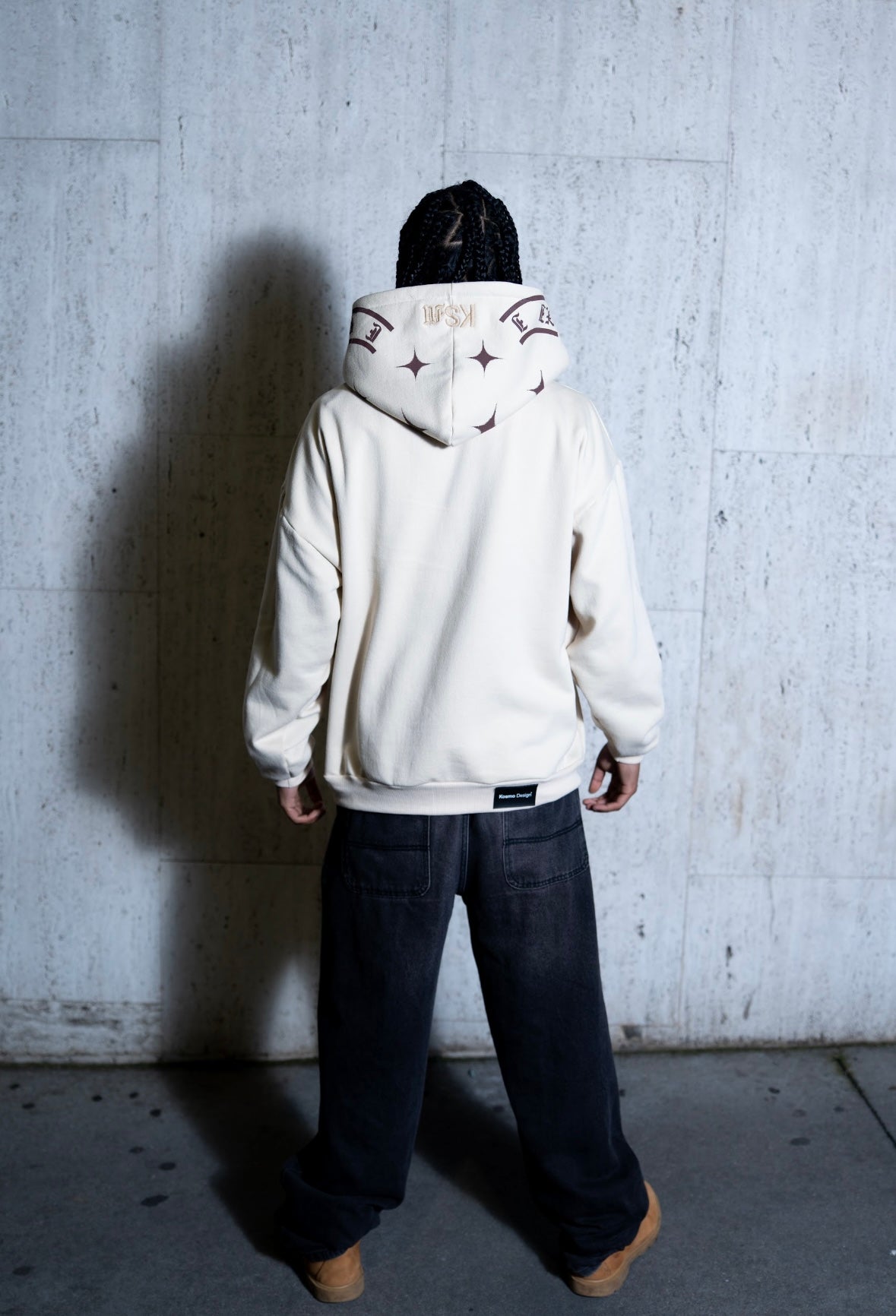 "DESTINY CREAM" ZIP HOODIE
