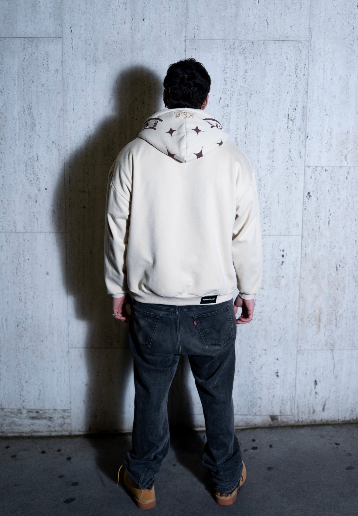 "DESTINY CREAM" ZIP HOODIE