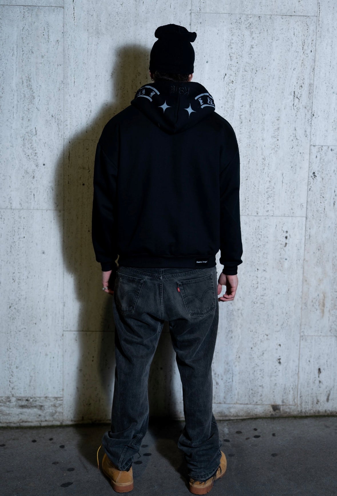 "MEMORY BLACK" ZIP HOODIE