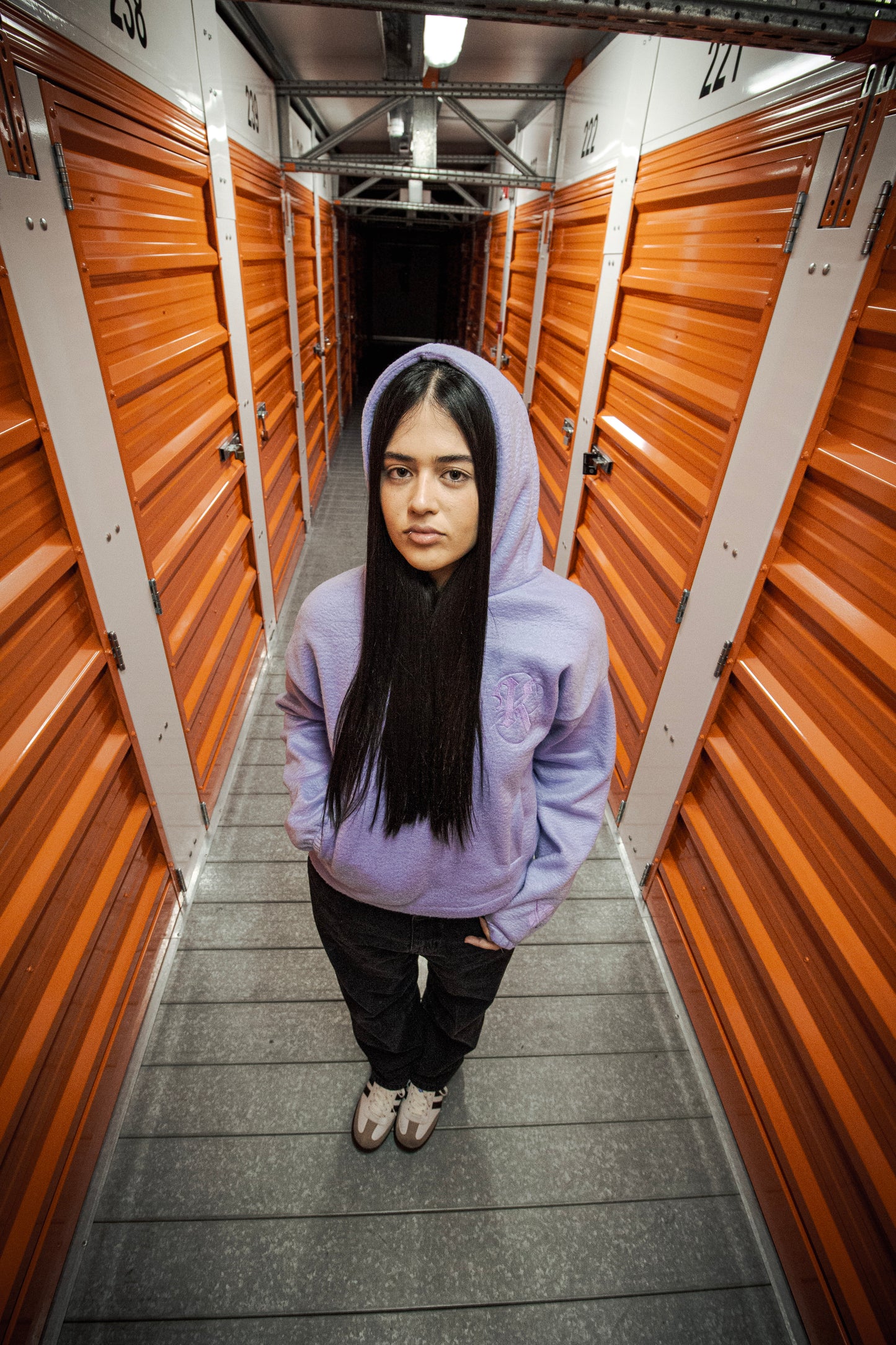 Hoodie Lila