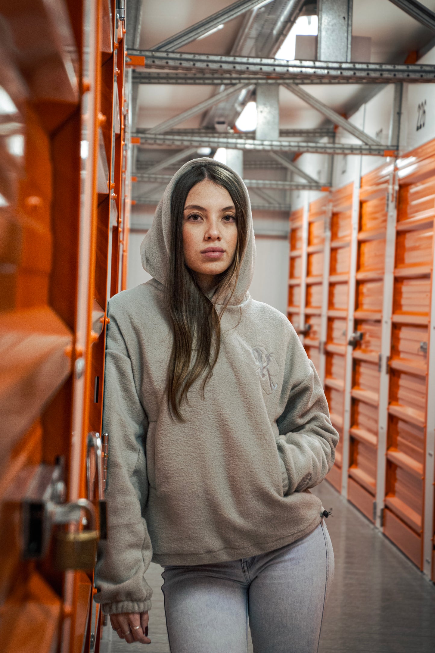 Hoodie Gris Claro