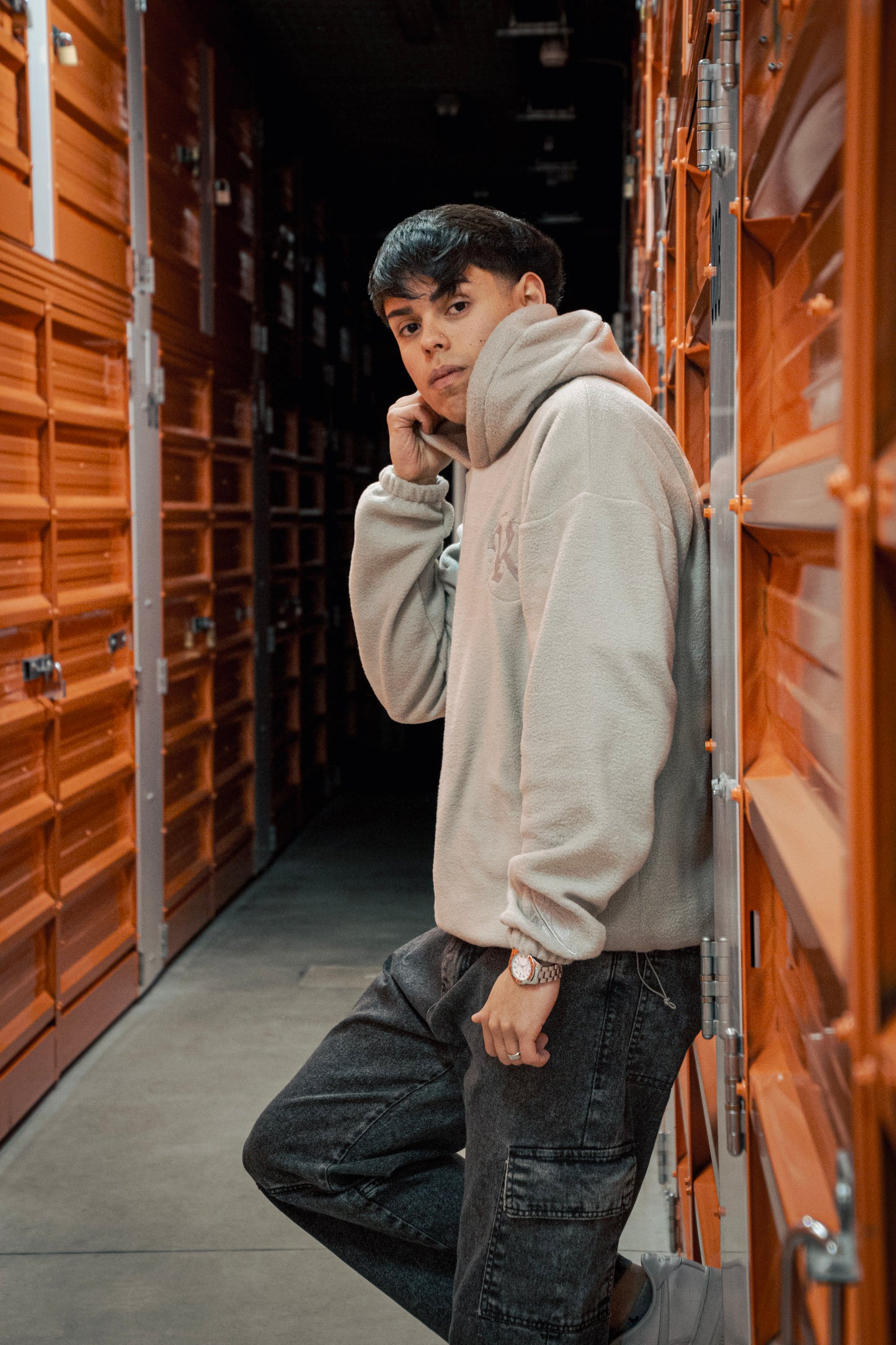 Hoodie Gris Claro