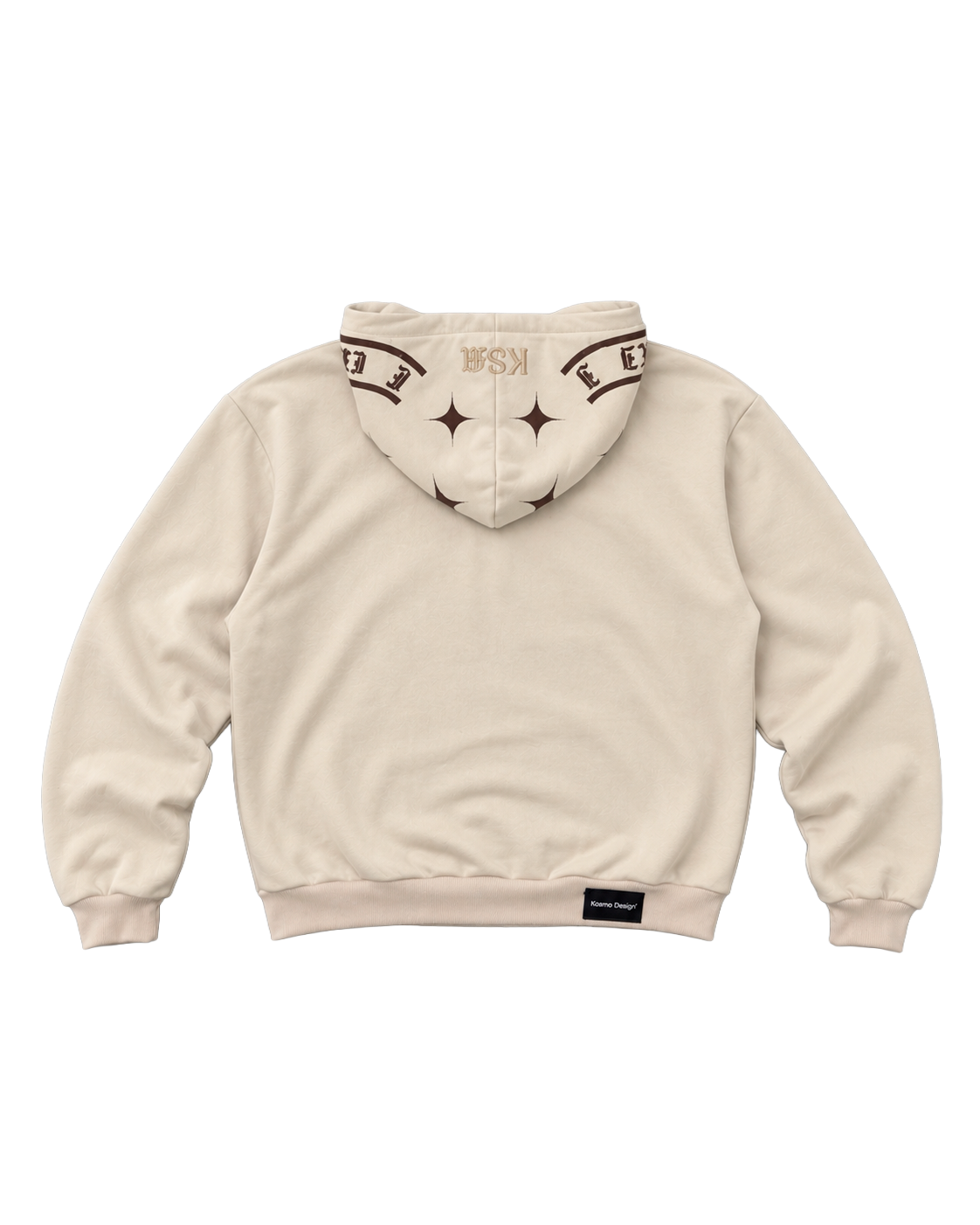 "DESTINY CREAM" ZIP HOODIE